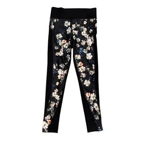 New Spaulding floral cropped leggings substantial quality knit S